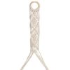 H&S Collection Hanging Shelf with Rope Decoration 30x10x66 cm