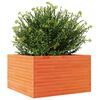 vidaXL Garden Planter Wax Brown 80x80x45.5 cm Solid Wood Pine