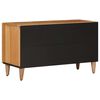 vidaXL TV Cabinet with Door Natural 80 x 31.5 x 46 cm Solid Mango Wood