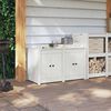 vidaXL Kitchen Cabinet White 106 x 55 x 64 cm Solid Pine wood