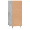 vidaXL Sideboard Concrete Grey 34.5x32.5x90 cm Engineered Wood