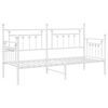 vidaXL Daybed Frame White 75 x 190 cm Steel
