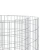 vidaXL Gabion Fire Pit &Oslash; 100 cm Galvanised Iron