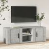 vidaXL TV Cabinet Concrete Grey 100x31.5x35 cm Engineered Wood