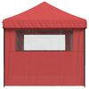 vidaXL Party Tent Folding Burgundy 292 x 580 x 315 cm Oxford Fabric