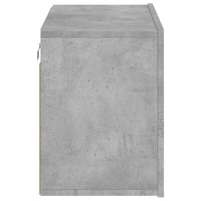 vidaXL TV Cabinet Wall-mounted Concrete Grey 60x30x41 cm
