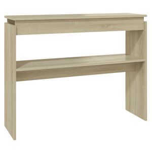 vidaXL Console Table Sonoma Oak 102x30x80 cm Engineered Wood