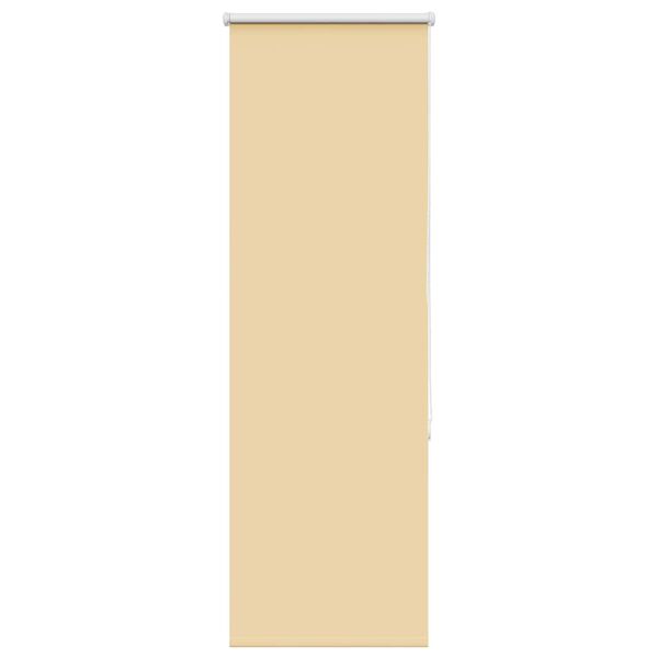 vidaXL Roller Blind Blackout Beige 60x150 cm Fabric Width 55.7 cm Polyester