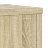 vidaXL Plant Stand 2pcs Sonoma Oak 25x25x80 cm Engineered Wood