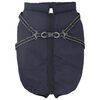 vidaXL Dog Coat Navy Blue L44