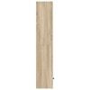 vidaXL Bookcase Sonoma Oak 31x24x127 cm Engineered Wood