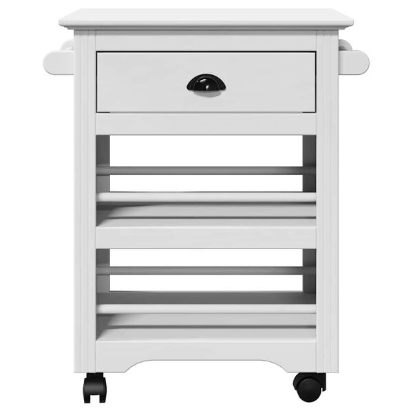 vidaXL Kitchen Trolley BODO White 67.5x45x80 cm