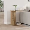 vidaXL End Table Artisan Oak 35 x 25 x 50 cm Engineered Wood