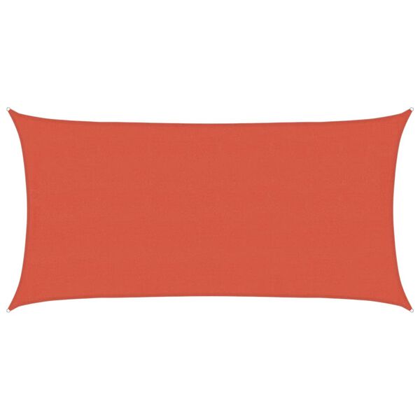 vidaXL Sunshade Sail 160 g/m&sup2; Terracotta 4x7 m HDPE