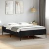 vidaXL Bed Frame without Mattress Black 120x200 cm
