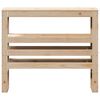 vidaXL Headboard with Shelves 100 cm Solid Wood Pine