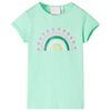 vidaXL Kids' T-shirt Bright Green 92