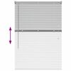 vidaXL Window Blind with Curtains Manual Silver Aluminium