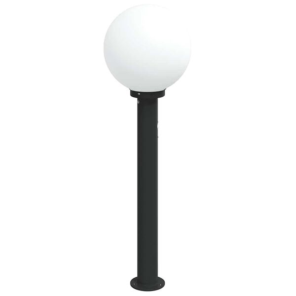 vidaXL Bollard Light with Sensor 80 cm Black IP44