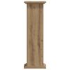 vidaXL Plant Stand Artisan Oak 33x33x100 cm Engineered Wood