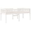 vidaXL Children's Bed without Mattress White 90x190 cm Solid Wood Pine