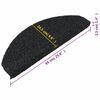 vidaXL Outdoor Stair Mats 5 pcs 65x24.5x3.5 cm Anthracite Anti Slip