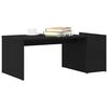 vidaXL Coffee Table Black Oak 90 x 45 x 35 cm Engineered Wood