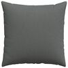 vidaXL Sofa Pillows 2 pcs Dark Grey 60 x 60 cm Fabric