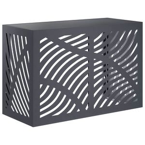 vidaXL Air Conditioner Cover Anthracite 90 x 40 x 60 cm Steel