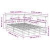 vidaXL Bookcase Bed without Mattress White 120x200cm Solid Wood Pine