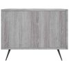 vidaXL Coffee Table Grey Sonoma 50x50x40 cm Engineered Wood