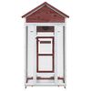 vidaXL Bird House Mocha 91.5x53x170 cm Solid Wood Pine