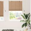vidaXL Roller Blind with Curtains Manual Nature 120 x 220 cm Bamboo