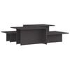 vidaXL Coffee Tables 2 pcs Grey 111.5x50x33 cm Engineered Wood