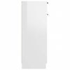 vidaXL Bathroom Cabinet High Gloss White 32x33.5x90 cm Engineered Wood