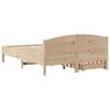 vidaXL Bed Frame without Mattress 120x200 cm Solid Wood Pine