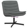 vidaXL Swivel Chair Dark Grey 63 x 75 x 76 cm Fabric