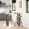 vidaXL Bar Table Legs 4 pcs Anthracite 90-92 cm Steel