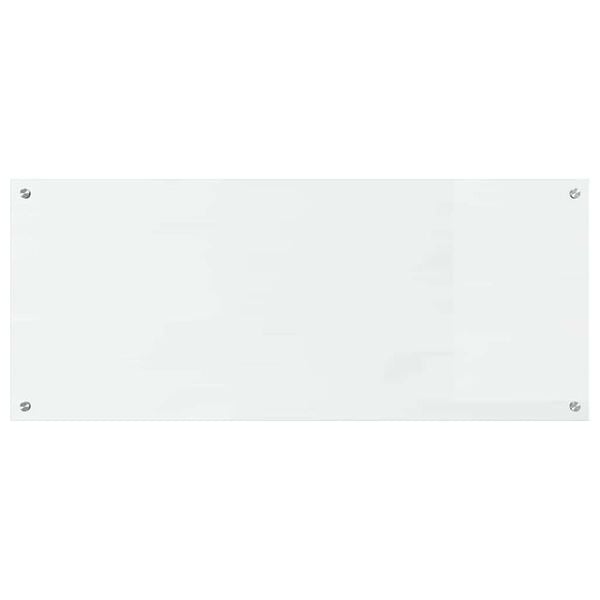 vidaXL Kitchen Backsplash Transparent 120 x 50 cm Tempered Glass