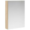 vidaXL Bathroom Mirror Cabinet Sonoma Oak 50 x 14.5 x 70 cm