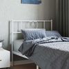 vidaXL Metal Replace Headboard White 90 cm