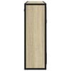vidaXL Bathroom Mirror Cabinet Sonoma Oak 65x20x60 cm Engineered Wood