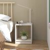 vidaXL Bedside Cabinets 2 pcs White 35.5x33.5x41.5 cm Solid Pinewood