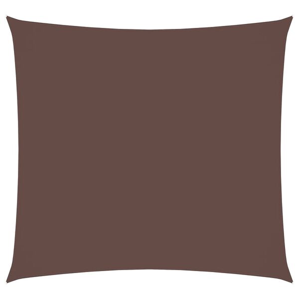 vidaXL Sunshade Sail Oxford Fabric Square 2.5x2.5 m Brown