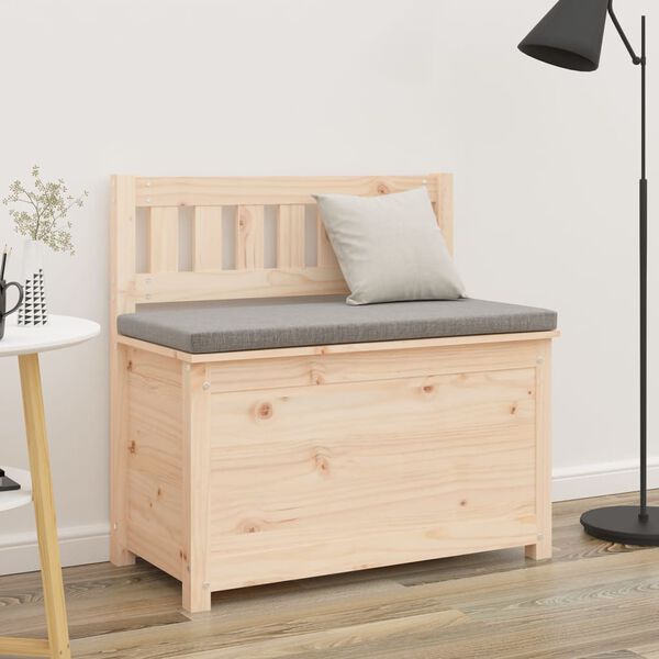 vidaXL Bench 80x41x77 cm Solid Wood Pine