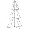 vidaXL Christmas Cone Tree 160 LEDs Indoor and Outdoor 78x120 cm
