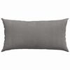 vidaXL Sofa Pillows 2 pcs Light Grey 80 x 40 cm Corduroy Fabric