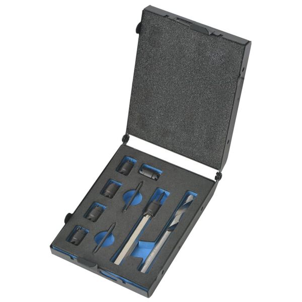 vidaXL Nine Piece Spot Weld Cutter and Drill Bit Set HSS