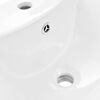vidaXL Freestanding Basin with Pedestal Ceramic White 580x470x200 mm