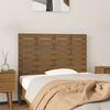 vidaXL Wall Headboard Honey Brown 81x3x63 cm Solid Wood Pine